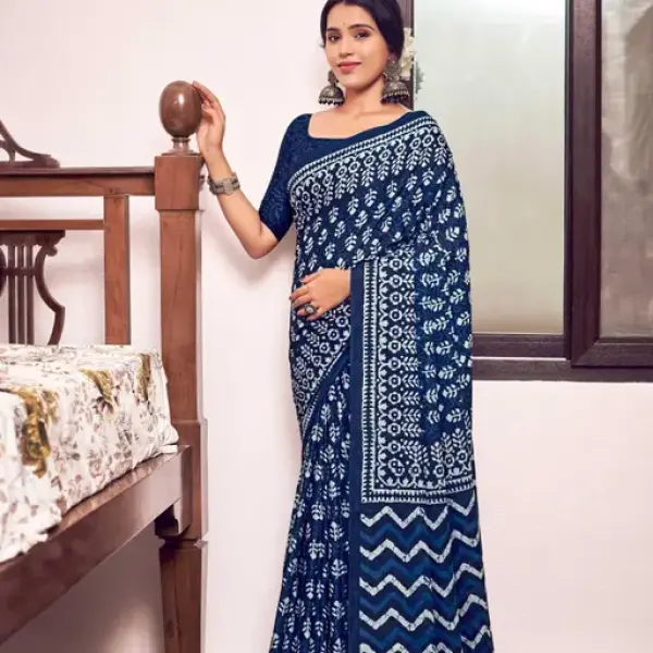 Printed Cotton Saree
