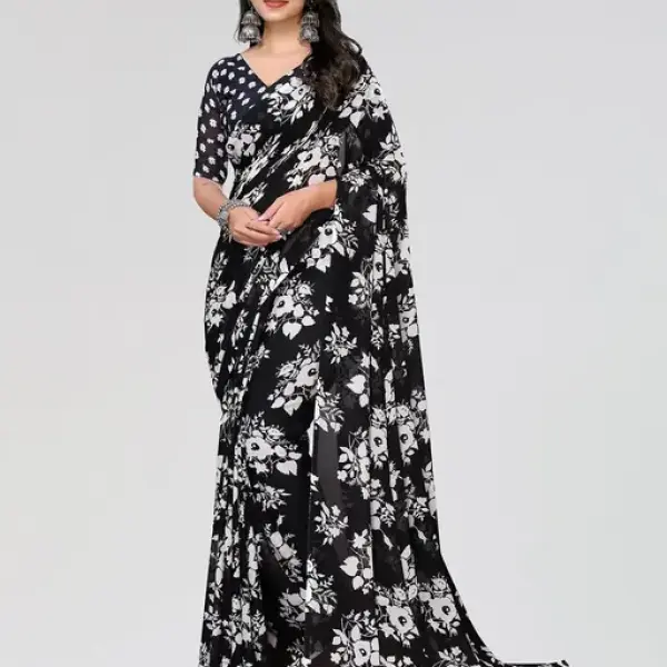 Daily Wear - Printed - Georgette Saree