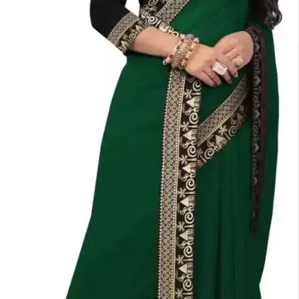  NEW GEORGETTE FENCY SAREE