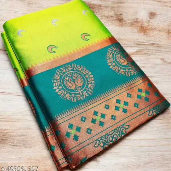 Women's Kanchipuram Paithani saree