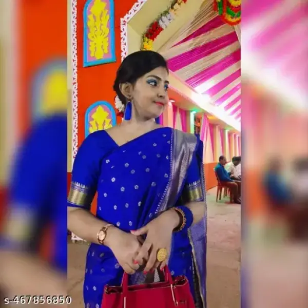  Tradional Partyware Banarasi Silk Saree