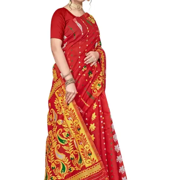 Women's Cotton Silk Blend Saree