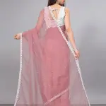 Women's SUPERNET BEADS AND STONE SAREE