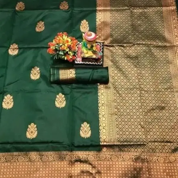  Traditional Banarasi Silk Woven Designer Saree