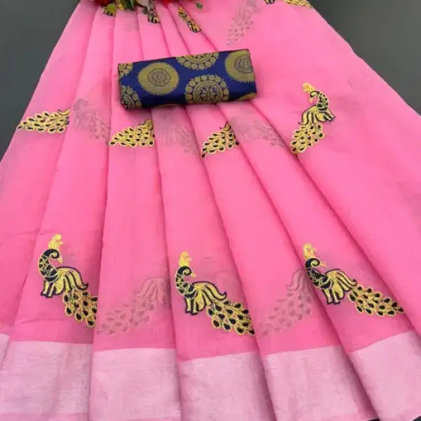  Chanderi Cotton Fancy Daily Wear Saree
