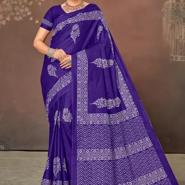 Printed Cotton Saree