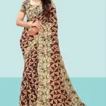  Kanooda Prints Fancy Women's Georgette Printed Saree