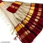 TRENDY ELPHANT COTTON SILK SAREE