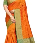  Banarasi Banarasi Silk Green Jacquard Saree