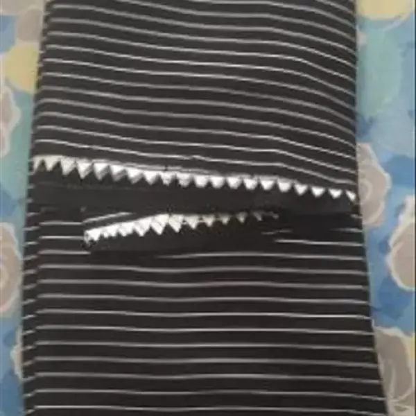 Black Art Silk Leheriya Saree