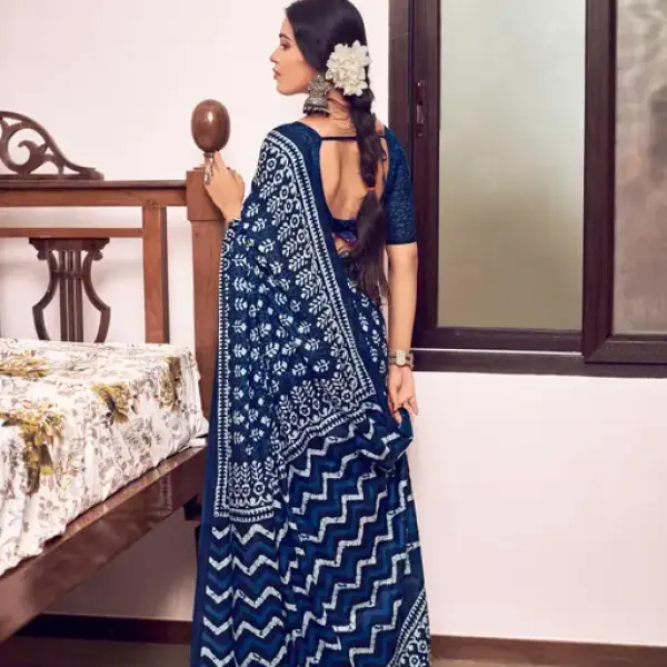 Printed Cotton Saree