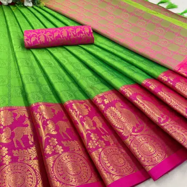Cottonsilk saree for women