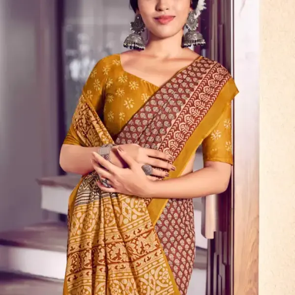 Printed Cotton Saree