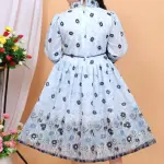 Trendy frocks for girls Blue and White