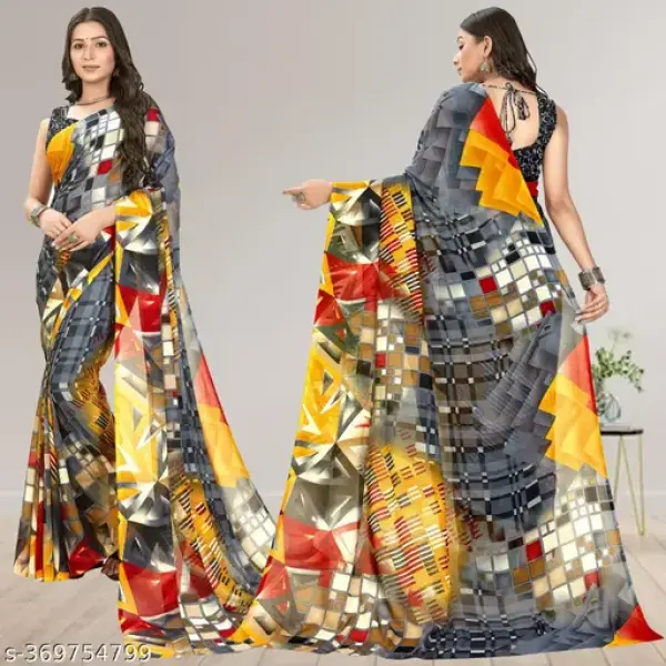  Anand Sarees Printed georgette Saree
