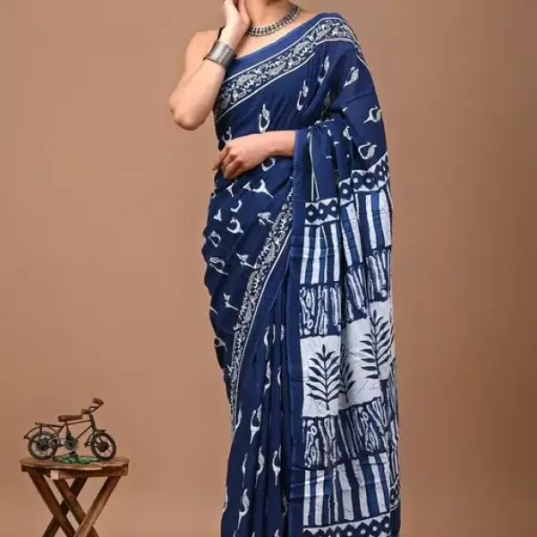 Women's PURE COTTON Saree