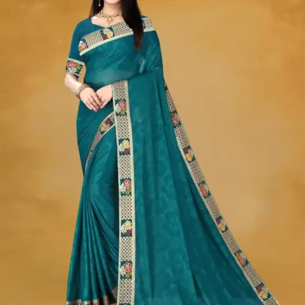  JAY AMBEY FABRICS NEW PARTY WEAR DESIGNER SAREE