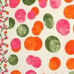 Polka Dot Printed Georgette Saree