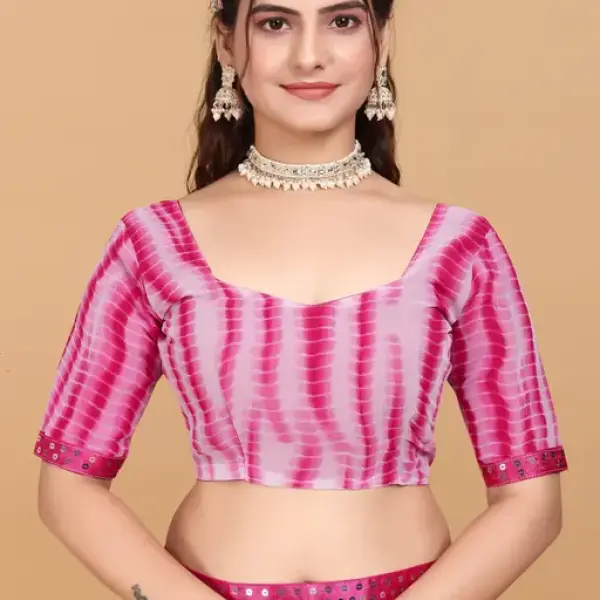 Women's ruffle saree