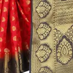 Women's cotton silk multicolour Saree