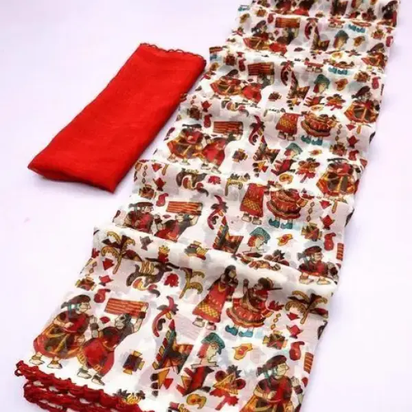 Georgette Printed Saree