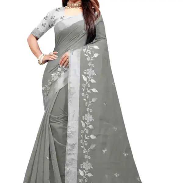  Chanderi Cotton Zari Work Saree