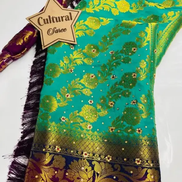 Women's Banarasi Balaton Silk Saree