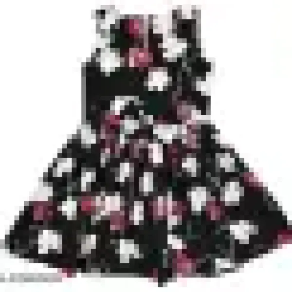 Girls Frock yellow and Black
