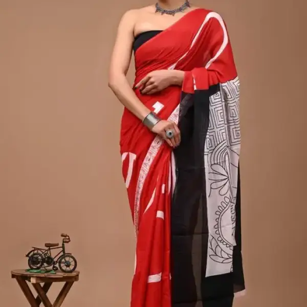 Women's PURE COTTON Saree