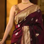 Banarasi Lichi Silk Jecqurd Saree