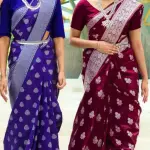  Latest Designer Banarasi Silk Sraee