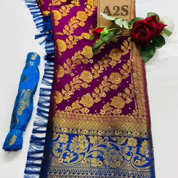Women's Banarasi Balaton Silk Saree