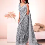  New Arrival Latest Georgette Printed Saree