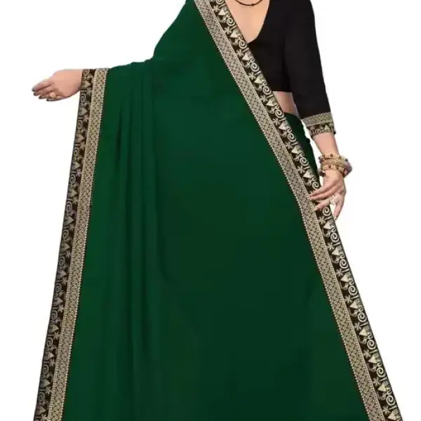  NEW GEORGETTE FENCY SAREE