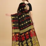  Cotton Linen Dhakai Jamdani Woven Designer Saree