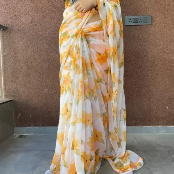  FLOWER DESIGNER SAREE