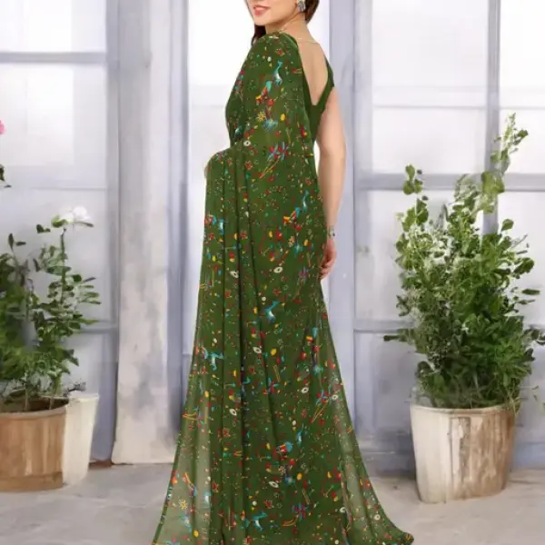  Combo Saree, Daily Wear Georgette Sarees