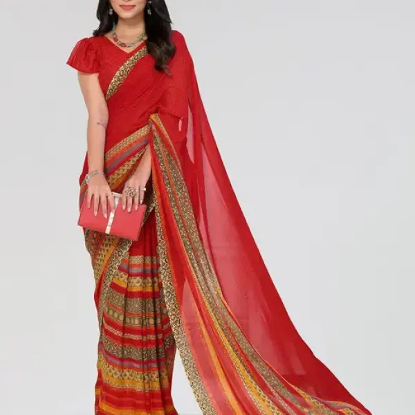  Daily Wear - Printed - Georgette Saree