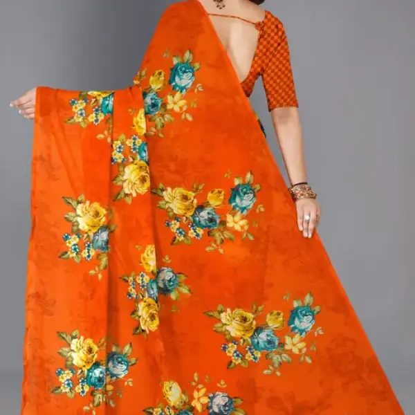  Dhyani Fashion Daily Wear georgette Saree