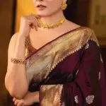  Banarasi Lichi Silk Jecqurd Saree