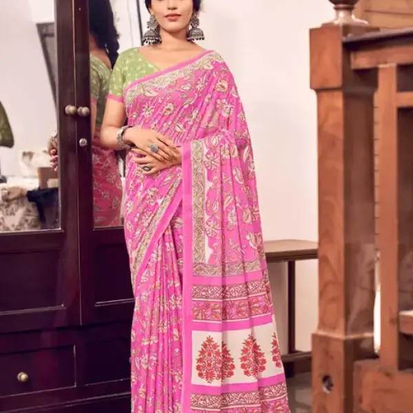 Printed Cotton Saree