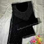  DESIGNER RIMZIM SAREE WITH DIAMOND WORK