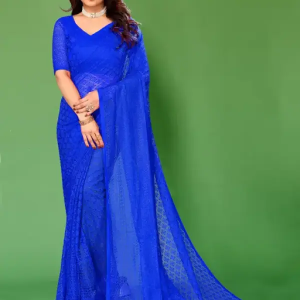  Designer Net Saree