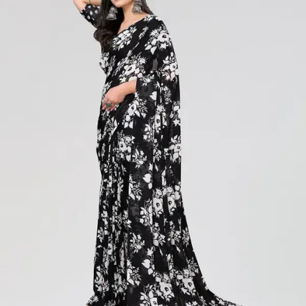 Daily Wear - Printed - Georgette Saree