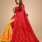  Cotton Linen Meenakari Jamdani Woven Saree