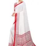  Beautiful! Designer Printed Georgette Saree