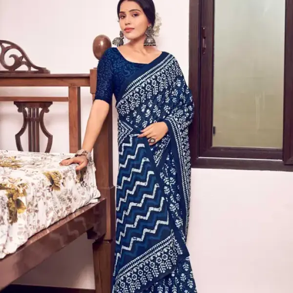 Printed Cotton Saree