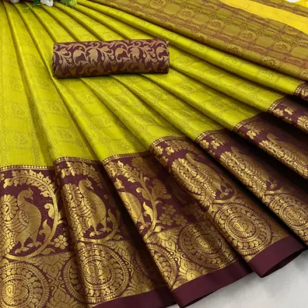 Cottonsilk saree for women