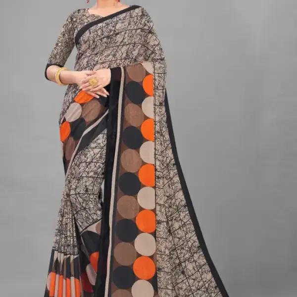  Floral Printed Sarees