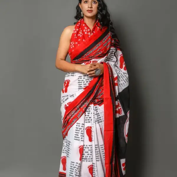 Jaipuri Printed Soft Cotton Saree